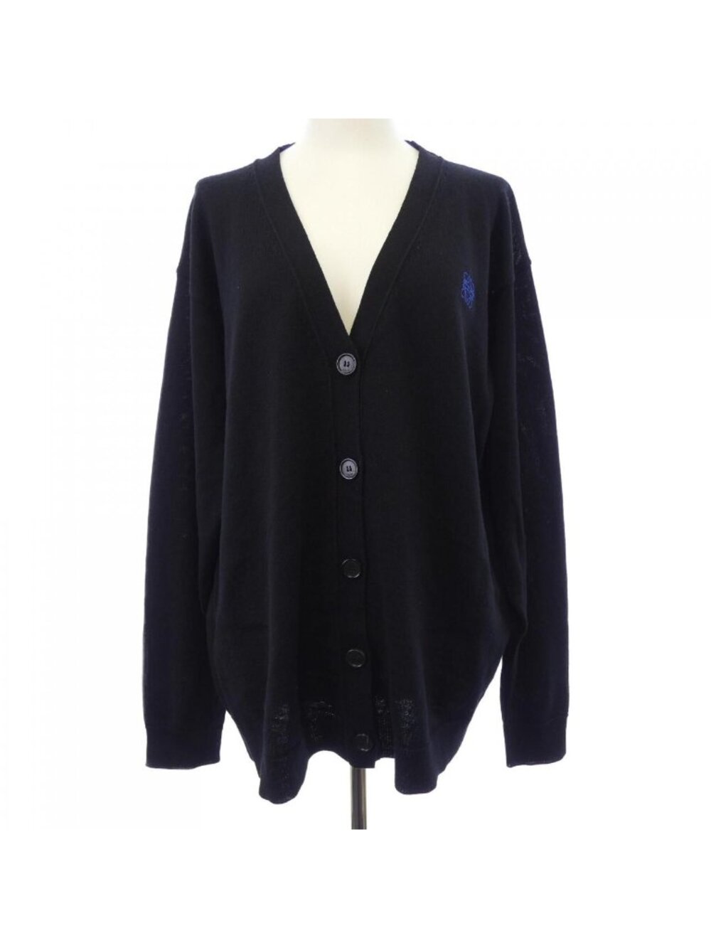 Loewe Anagram Cardigan Black
